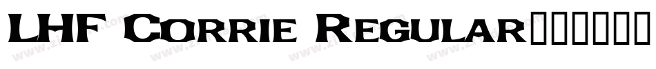 LHF Corrie Regular字体转换